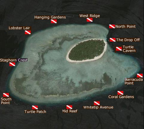 Sipadan Dive Map