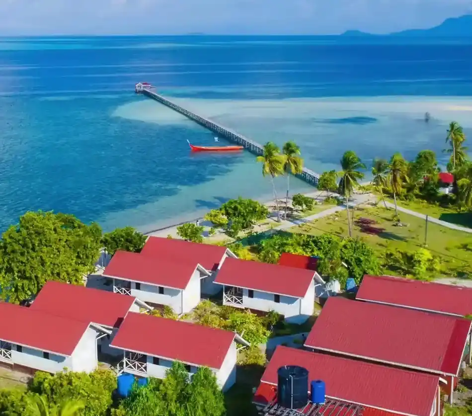 Hero Shot Kulapuan Island Resort Stunning hero shot of the Kulapuan Island Resort in Semporna